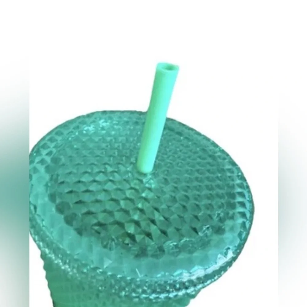 Starbucks 24oz Venti 2022 Holiday Green Ombré Waxberry Studded Cup‎ Tumbler